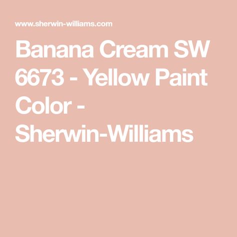 Banana Cream SW 6673 - Yellow Paint Color - Sherwin-Williams Pastel Yellow Paint, Pale Yellow Bathrooms, Yellow Paint Color, Cream Paint Colors, Yellow Paint Colors, Yellow Bathroom, Cream Paint, Girl Nursery Room, Yellow Paint