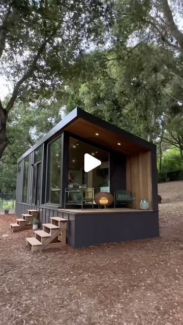 Tiny House Foundation Ideas, 10x40 Tiny House Plans, Modern Tiny House On Wheels, Cabins Plans, Shed Homes Ideas, Tiny Home Shed, Diy Tiny House Plans, Tiny Homes On Wheels, Tiny Home Plans