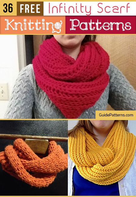 36 Free Infinity Scarf Knitting Patterns | Guide Patterns Free Infinity Scarf Knitting Patterns, Easy Knit Infinity Scarf Patterns Free, Infinity Scarf Knitting Pattern Free, Knit Infinity Scarf Free Pattern, Circle Scarf Knitting Pattern, Scarf Knitting Patterns Free, Knitting Infinity Scarf, Yarn Pictures, Knit Slouchy Hat Pattern