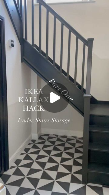 Under Stairs Storage Ikea, Ikea Under Stairs, Diy Understairs Storage, Shelves Under Stairs, Cabinet Under Stairs, Ikea Bissa, Understair Storage, Under Stairs Nook, Under Stairs Storage Solutions