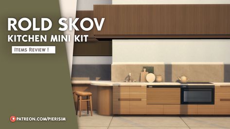 ROLD SKOV kitchen - mini kit Sims 4 Kitchen, The Sims 4 Pc, Sims 4 House Design, Casas The Sims 4, Sims 4 Mm, Sims House Design, Sims Four, Sims 4 Cc Packs, Sims 4 Cc Furniture