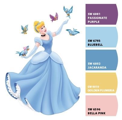 Cinderella Bedroom, Disney Sewing, Disney Planner, Yarn Color Combinations, Disney Challenge, Disney Princess Colors, Ballet Posters, Color Mixing Chart, Cinderella Birthday