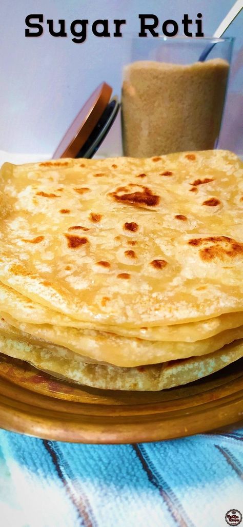 Sugar Roti Recipe: https://youtu.be/BQ6DWW5ANF8

This Sugar Roti recipe is definitely a nostalgic one. It was often made by our parents/grandparents using the last lot of normal roti dough & stuffed with sugar for the kids.
It is sweet, delicious & has a caramelized coating. African Chapati Recipe, Chapati Recipes, Roti Recipe, Ethnic Food, Recipe Videos, Chapati, South African, The Kids, Food Videos