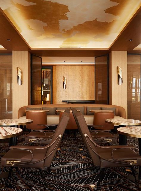 Hotel Restaurant Design, Bar Restaurant Design, Hotel Lounge, Restaurant Lounge, Tables And Chairs, Private Club, Hotel Interiors, Design Hotel, Interior Modern