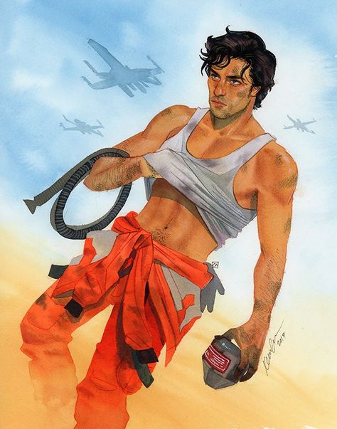 Poe Dameron by Kevin Wada - not complaining :D Kevin Wada, Finn Poe, Happy Star Wars Day, Don Pedro, Poe Dameron, Star Wars Film, Oscar Isaac, Star Wars Ships, X Wing