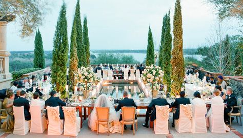 When planning a beautiful outdoor wedding, there are a few crucial mistakes that could ruin your entire ceremony. See what they are on SHEfinds. Kt Merry, Reception Seating Chart, Bella Collina, Wedding Reception Seating, Beautiful Outdoor Wedding, Florida Wedding Venues, Summer Wedding Outdoor, Reception Seating, Places To Get Married