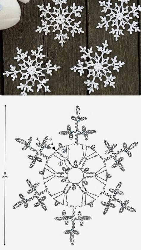 Crochet Christmas Snowflakes, Háčkované Lemy, Crochet Ornament Patterns, Crochet Snowflake Pattern, Crochet Xmas, Diy Christmas Wreaths, Crochet Christmas Decorations, Crochet Ornaments, Crochet Stars