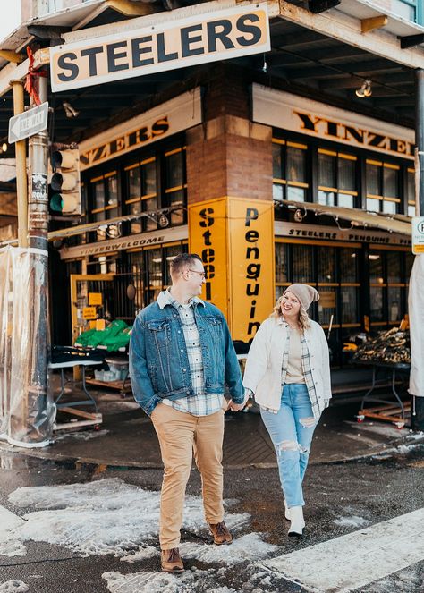 Pittsburgh Engagement Photos, Engagement Session Ideas, Five Year Anniversary, Disney Wedding Theme, Engagement Photo Ideas, Urban Setting, Fancy Dinner, Disney Wedding, Photo Op