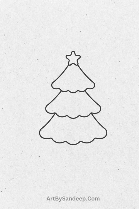 Explore 75+ delightful Christmas tree drawing ideas to add a festive touch to your art. From traditional to quirky designs, find your favorite! Christmas Tree Drawing Simple, Christmas Tree Drawing Ideas, Tree Drawing Ideas, Tree Drawing Simple, Christmas Tree Drawing, Drawing Christmas, Christmas Tree Art, Drawing Simple, Simple Christmas Tree