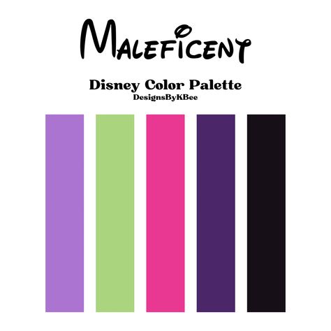 Evil Queen Color Palette, Maleficent Color Palette, Disney Color Combos, Disney Color Palette Character Design, Disney Movie Color Palettes, Disney Color Schemes, Disney Characters Color Palette, Disney Character Color Schemes, Disney Colour Palette