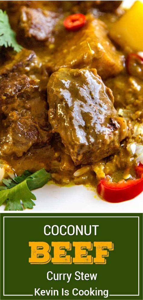 Coconut Beef Curry, Winter Stew, Beef Curry Recipe, Milk Gravy, Winter Stews, Curry Stew, Asian Spices, Stew Meat Recipes, Garlic Naan