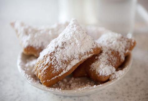 Popeyes Is Adding Chocolate-Filled Beignets to Its Menu Chocolate Beignets, Beignet Recipe, Chocolate Filling, Secret Recipe, Crescent Rolls, Disney Food, Beignets, Dry Yeast, Kid Friendly Meals