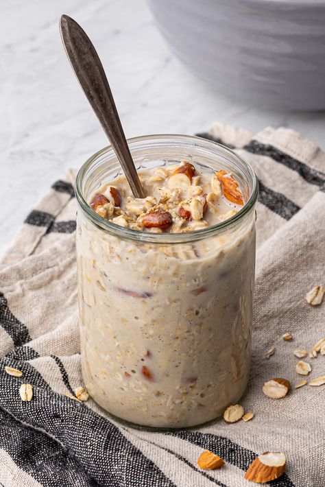 Cardamom Vanilla Overnight Oats | Dairy-Free Overnight Oats Aesthetic, Easy Breakfast Ideas Healthy, Breaky Ideas, Healthy Meal Prep Breakfast, Vanilla Overnight Oats, Autumn Breakfast, Breakfast Ideas Healthy, Overnight Oats Recipes, Easy Breakfast Ideas