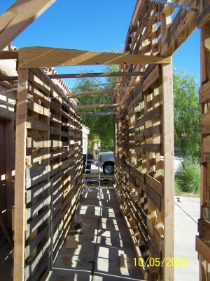 n Pallet Tunnel, Haunted Asylum, Haunted Forest Ideas, Pallet Room, Pirate Halloween Decorations, Haunted Asylums, Pallet Halloween, Haunted Woods, Pallet Building