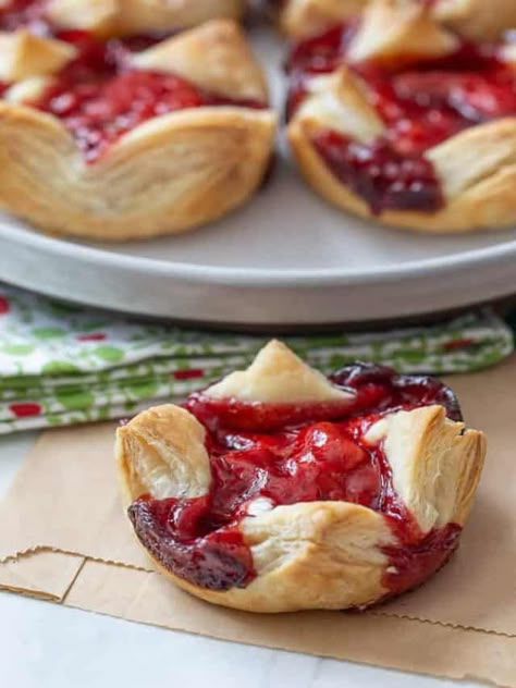 Copycat Sugar Plum Cheese Danish - stetted Plum Danish Recipe, Sugar Plum Danish, Sugar Plum Cheese Danish, Plum Danish, Cheese Danish Recipe, Pepperidge Farm Puff Pastry, Danish Recipe, Plum Recipes, Cream Cheese Danish