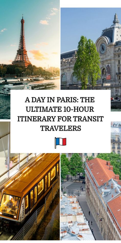 Discover the ultimate itinerary for transit travelers in Paris! Make the most of your 10-hour layover with our expert guide to the best Parisian experiences. Paris 3 Day Itinerary Winter, One Day In Paris Itinerary, One Day In Paris, Seine River Cruise, A Day In Paris, Paris Landmarks, Charles De Gaulle Airport, Day In Paris, Paris Itinerary