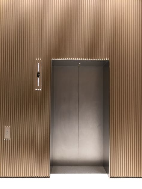 Lift Lobby Design, Elevator Lobby Design, Lift Lobby, Elevator Interior, Almirah Designs, Elevator Lobby, Lobby Interior Design, Elevator Design, Lift Design