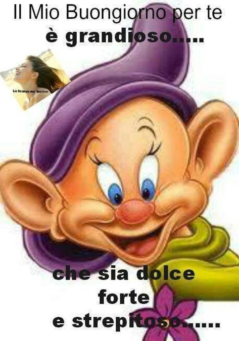 249+ immagini per dire Buongiorno - Pagina 4 di 17 - LeBelleImmagini.it Sette Nani, Funny Emoticons, Good Morning Good Night, New Years Eve Party, Happy Quotes, Happy Day, Smiley, Winnie The Pooh, Good Morning