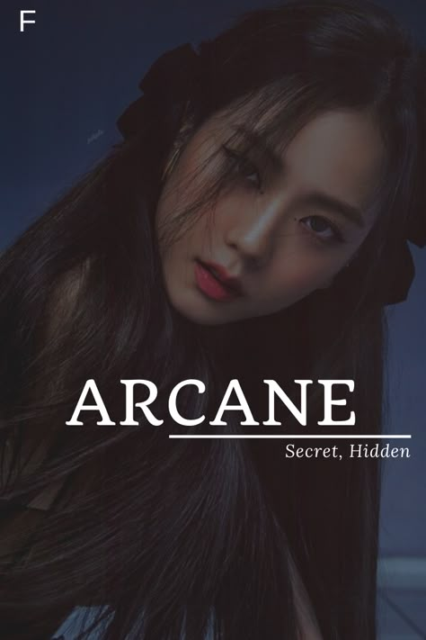 Arcane meaning Secret, Hidden #babynames #characternames #anames #girlnames Names Meaning Secret, Secret Names Ideas, Arcane Meaning, Character Names Ideas, Mystical Names, Aesthetic Name, Fantasy Character Names, Goddess Names, Female Character Names