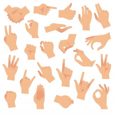 Number Drawing, Hands Icon, Zentangle Drawings, Open Arms, Icon Set Vector, Flat Illustration, Animated Cartoons, Hand Illustration, Graphic Illustration