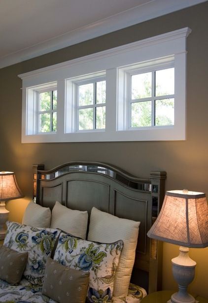 Window Above Bed, Bedroom Window Design, Bedroom Addition, Basement Windows, Bedroom Window, Basement Bedrooms, Trendy Bedroom, Bedroom Windows, Above Bed