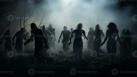 Zombie Apocalypse Background, Apocalypse Background, Haunted Cemetery, Halloween Background, Wedding People, Halloween Backgrounds, Cityscape Photos, Logo Banners, Nature Backgrounds