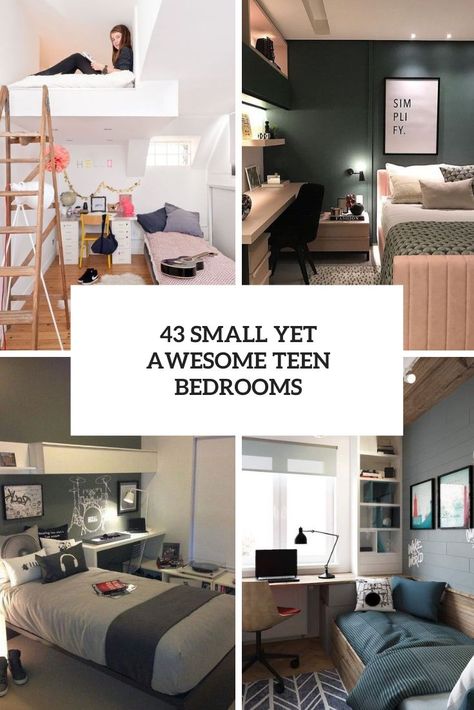 small yet awesome teen bedrooms cover Teen Room Layout Ideas, Small Room Teenage Girl Ideas, Tiny Teenage Bedroom, Small Teen Room Ideas For Boys, Teenage Room Decor Boy Bedroom Ideas, Teen Small Room Ideas, Small Bedroom Ideas Teen Boy, Small Teenage Boys Bedroom Ideas, Small Bedroom Ideas Teenage Girl