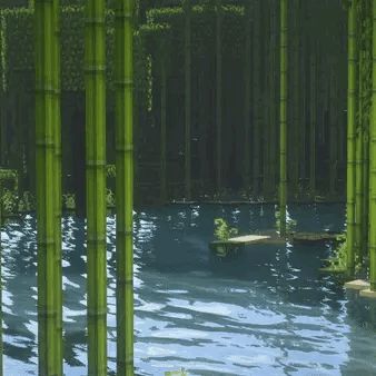 Minecraft Aesthetic, Bamboo Forest, Minecraft, Forest, Tumblr