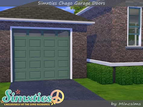 Sims Garage, Garage Door Windows, Sims 4 Sims, Sims 4 Bedroom, Sims 4 Game Mods, Sims 4 Cc Furniture, Sims 1, Sims 4 Build, Sims Community