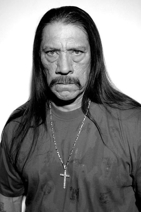 Danny Trejo, Actors Male, Celebrity Portraits, Famous Men, Echo Park, Black And White Portraits, Hollywood Celebrities, Interesting Faces, White Photo