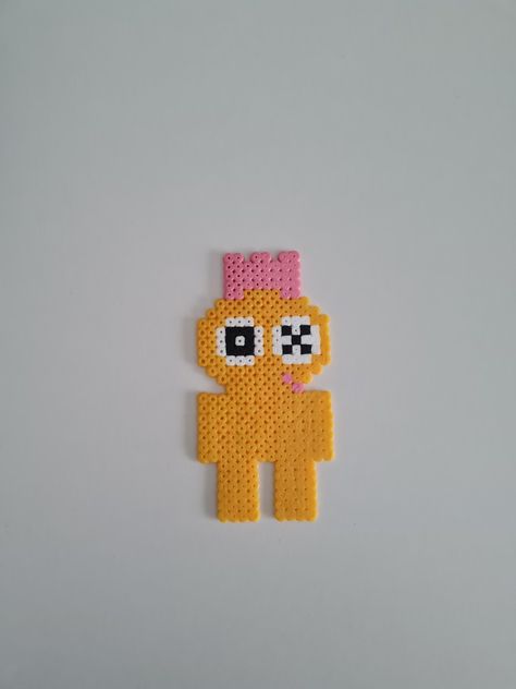 Pink Games, Hama Beads Design, Rainbow Friends, Bead Pattern, Perler Beads Designs, Perler Patterns, Perler Bead Art, Fuse Beads, Perler Bead Patterns