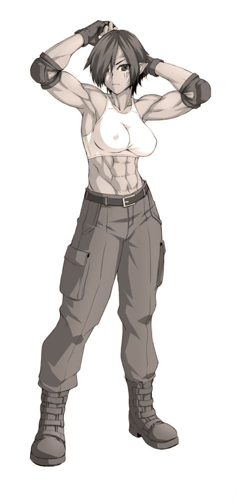 Tomboy Art, Buff Women, Drawing Superheroes, Female Martial Artists, Urban Ninja, Martial Artists, Muscle Girls, Female Character Design, Character Design References