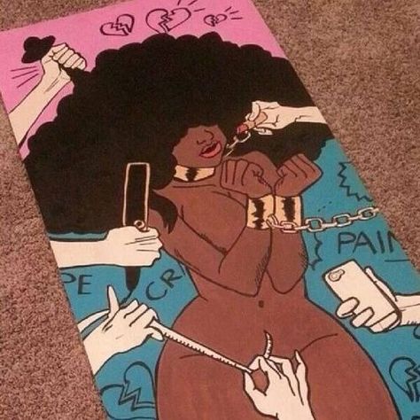 Black Folk Art, Wise Girl, Black Art Painting, Afro Art, Visionary Art, Drawing Artwork, Woman Painting, Inspiration Board, Black Art