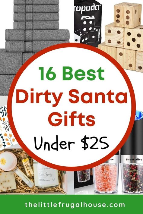 Dirty Santa Gift Ideas Funny, Best Dirty Santa Gifts, Dirty Santa Gift Ideas, Christmas Budget Ideas, Christmas Decorating On A Budget, Dirty Santa Gifts, Christmas Wrapping Paper Ideas, Christmas Decor On A Budget, Christmas Gifts On A Budget