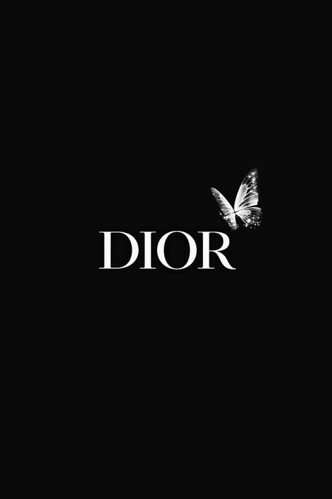 Check my profile for more wallpapers and backgrounds ❤️ Dior Background Wallpapers, Black Dior Wallpaper, Dior Background, Dior Butterfly, Aesthetic Dior, Dior Wallpaper, Pink And Black Wallpaper, Dior Watch, Decorate Notebooks