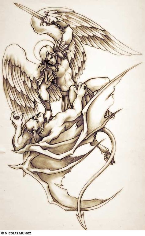 St Michael, Guardian Angel, An Angel, Tattoo Ideas, Angel, Not Found, Tattoos