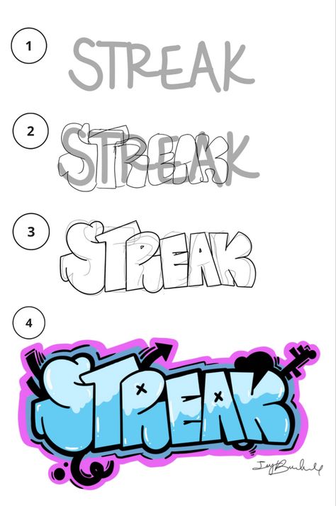 Graffiti Lettering For Beginners, Graffiti How To Draw, Marker Graffiti Art, Graffiti Writing On Wall, Easy Graffiti Drawings Words, Graffiti Add Ons Guide, How To Do Graffiti Art, Graffiti Ideas Simple Words, Graffiti Pencil Drawings