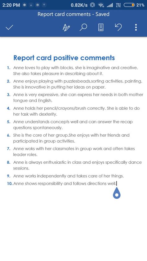 Ecced#report comments# positive# annual report Reportcard Comments For Kindergarten, Comments For Kindergarten Report Cards, Positive Remarks For Report Cards For Kindergarten, Report Comments For Teachers, Teacher Report Card Comments, Teachers Comments For Students, Teachers Remarks For Report Card, Comments For Preschool Progress Reports, Report Cards For Preschool