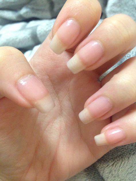 Nail Growth Tips, Cozy Colors, Long Natural Nails, American Nails, Wide Nails, Fall Nail Ideas, Strong Nails, Handmade Hair Accessories, Pink Acrylic Nails