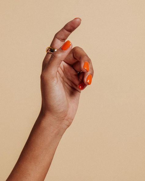 COLOR DEPT. (@colordept) • Instagram photos and videos Orange Fruit, Orange Nails, Healthy Nails, Mani Pedi, Non Toxic, Propylene Glycol, Nail Lacquer, Wedding Nails, Nail Inspo