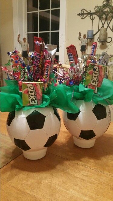 Senior Night Gifts for Soccer Players Soccer Banquet Gifts, Soccer Senior Night Posters, Gifts For Soccer Players, Soccer Centerpieces, Soccer Senior Night, Soccer Banquet, Soccer Theme Parties, Senior Night Posters, Soccer Birthday Parties