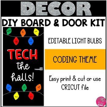 Coding Bulletin Board, Computer Bulletin Boards, Bulletin Board Christmas, Computer Lab Decor, Unplugged Coding Activities, Lab Decor, Holiday Bulletin Boards, Holiday Stem, Coding Websites