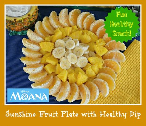 Fruit Plate Ideas, Healthy Fruit Dip Recipe, Healthy Fruit Dip, Sunshine Food, Sunshine Birthday Parties, Fruit Dips Recipes, Plate Ideas, Healthy Dips, Sunshine Birthday