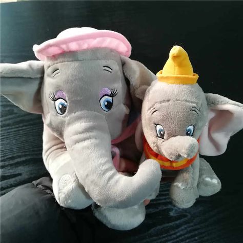 Dumbo Gift Ideas, Dumbo And His Mom, Dumbo 2019, Jumbo The Elephant, Dumbo Plush, Dumbo Nursery, Disneyland Plushies, Elephant Stuffed Animal, Plush Toy Dolls