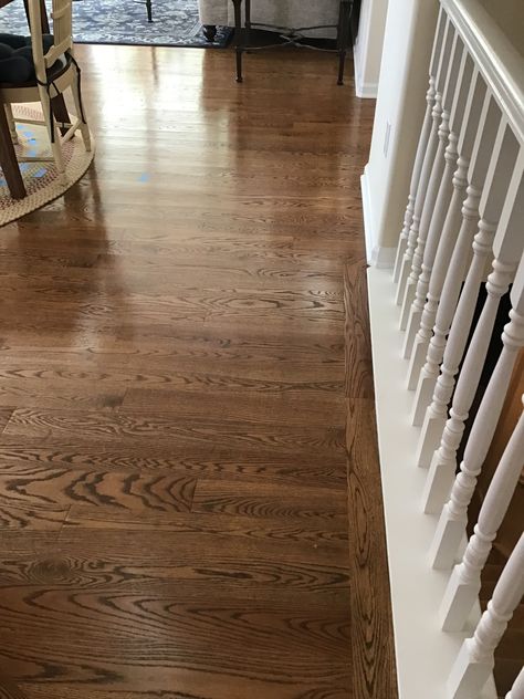 Stain White Oak, Cedar Flooring, Wood Doors White Trim, Red Oak Stain, Vintage Inspired Bedroom, Provincial Stain, Red Oak Floors, Farmhouse Fixer Upper, Walnut Floors