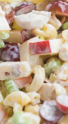 Macaroni Fruit Salad Macaroni Fruit Salad Recipe, Macaroni Fruit Salad, Cleanish Eating, Salad Cobb, Macaroni Salads, Salad Macaroni, Simple Sides, Easy Fruit Salad Recipes, Cold Salads