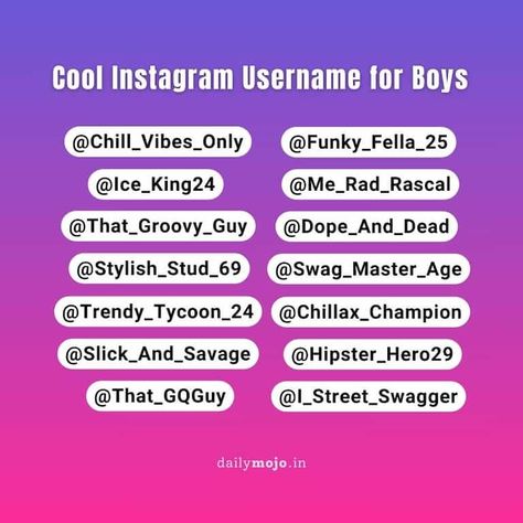 Best Instagram Username for Boys: 300+ Guy Instagram Names Best Instagram Usernames For Boys, Boy Usernames For Instagram, Best Insta Username, Profile Names For Instagram, Username For Boys Instagram, Guy Username Ideas, Aesthetic Names For Instagram Boys, Best Name For Instagram, Aesthetic Usernames For Instagram Boys