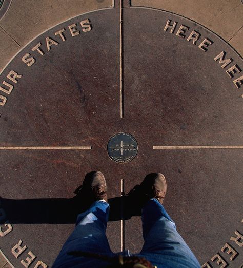 Four Corners Monument, Facts About The World, America Trip, Road Trip Camping, Cross Country Trip, Places In America, Surprising Facts, Summer Road Trip, Road Trippin