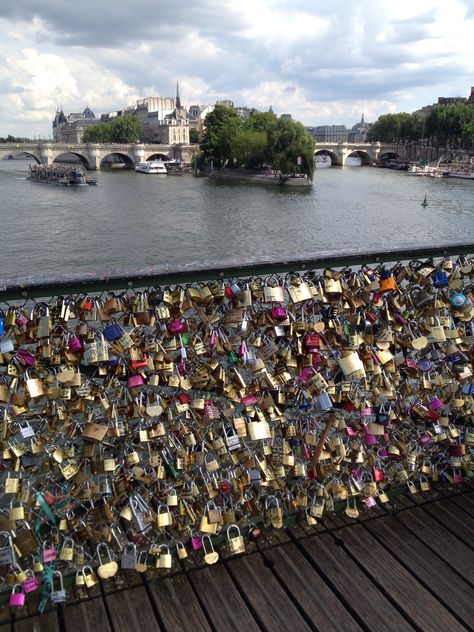 Lovers bridge, lock bridge, Paris France, river Seine France Lock Bridge, Paris Love Lock Bridge, Lock On Bridge, Paris Lock Bridge, France Bridge, Paris Bridge, Lock Bridge, River Seine, France Aesthetic