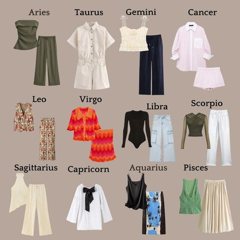 Outfits to match zodiac signs👀 How did we do?✨ Outfits linked on stories! #SisterStoreConcept Zodiac Signs Outfits, Zodiac Sign, Zodiac Signs, Signs, Quick Saves